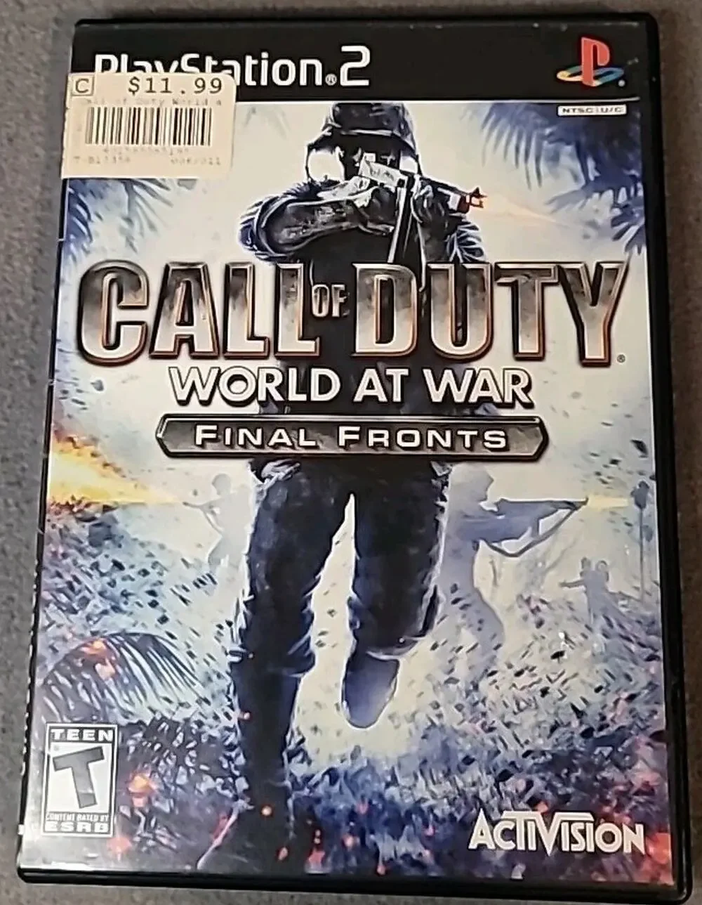 Call Of Duty World At War Final Fronts PlayStation 2 PS2 Video Game CIB